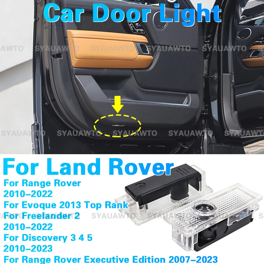 2PC LED Car Door Welcome Light Projectors Accessories for Land Rover Range Rover Evoque Freelander 2 Discovery 3 4 5 2010-2023
2PC LED Car Door Welcome Light Projectors Accessories for Land Rover Range Rover Evoque Freelander 2 Discovery 3 4 5 2010-2023