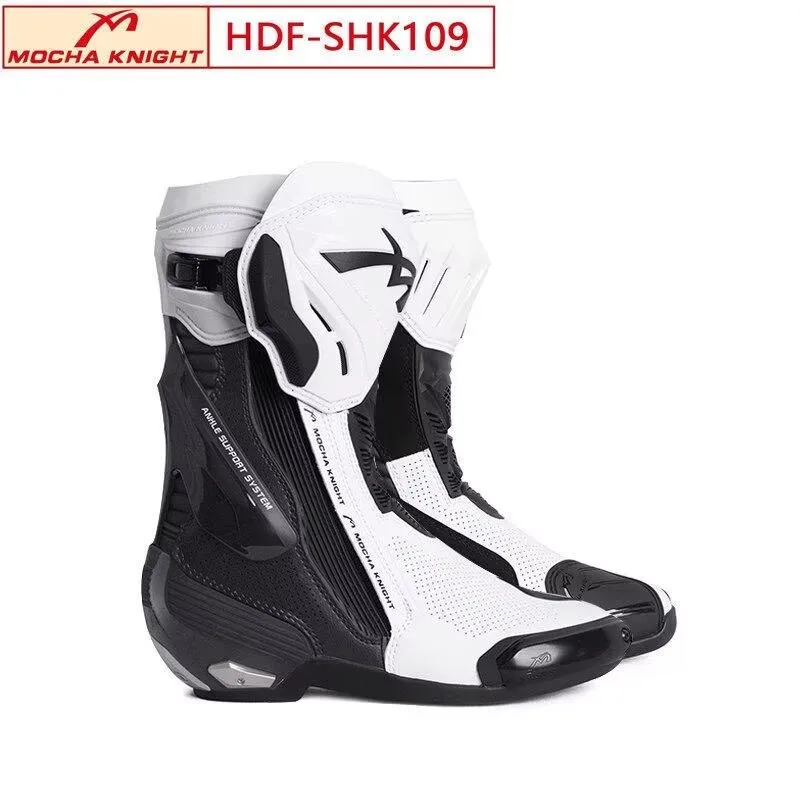MOCHA SH109 Motorcycle Racing Boots Perforated Summer Breathable Professional Motocross BOTAS Knight Riding Boots CE Certified
MOCHA SH109 Motorcycle Racing Boots Perforated Summer Breathable Professional Motocross BOTAS Knight Riding Boots CE Certified