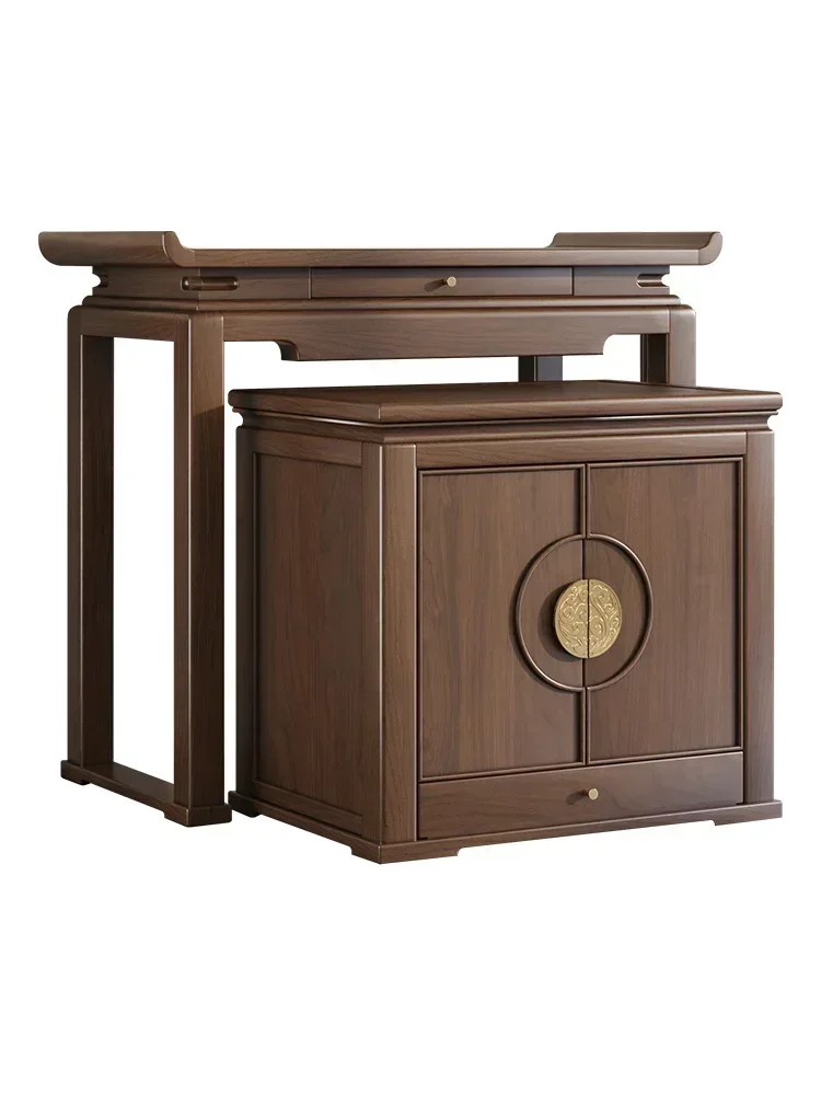 B6 lt Black walnut table incense case household Taiguan Gong Xianjia Bodhisattva Buddhist hall solid wood, shrine
B6 lt Black walnut table incense case household Taiguan Gong Xianjia Bodhisattva Buddhist hall solid wood, shrine