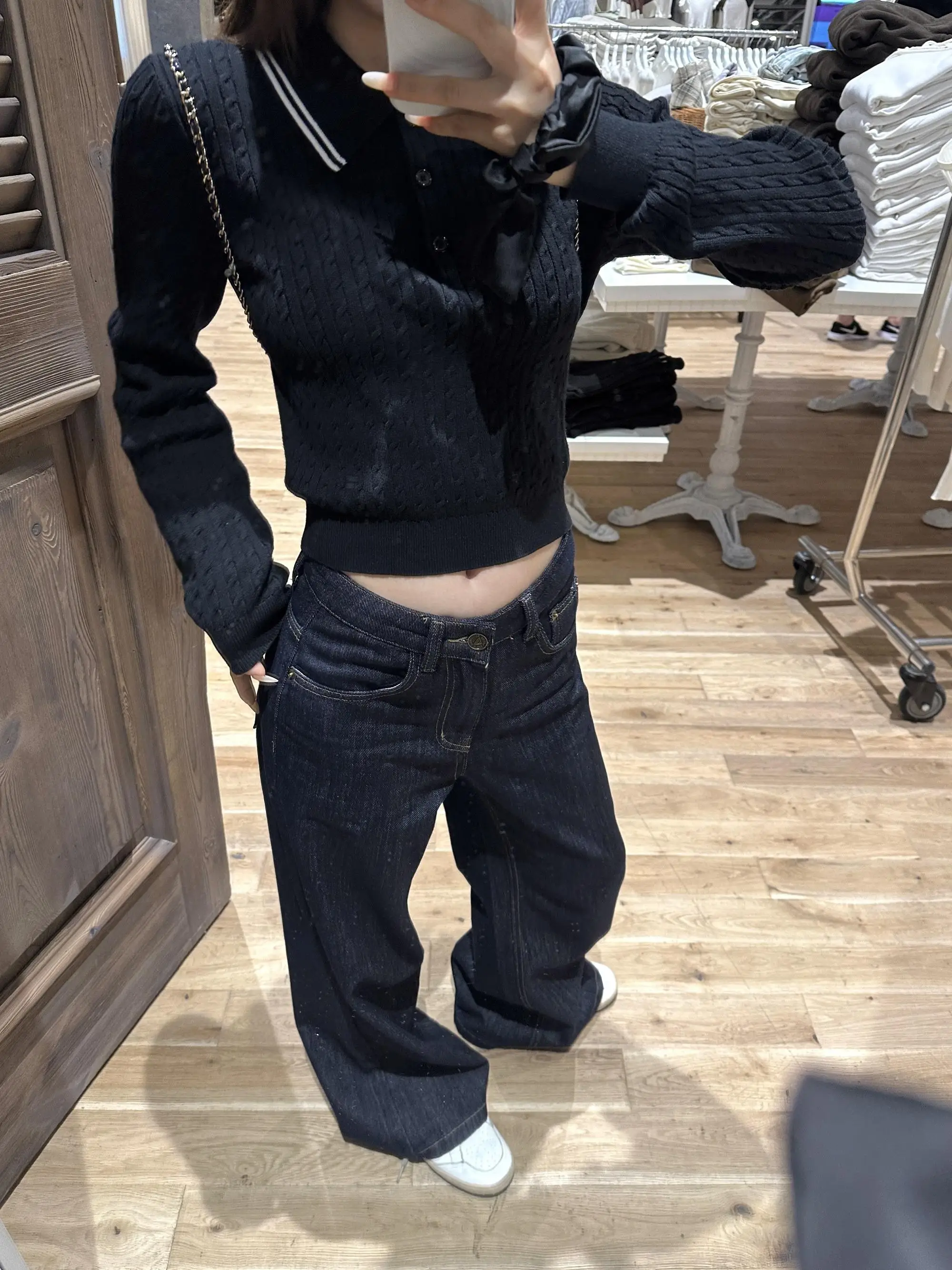 Deep Blue Wide Leg Jeans Women's Floor-Length Pants Retro Sle Loose Fit l Waist Silk Fabric Ladies' Denim
Deep Blue Wide Leg Jeans Women's Floor-Length Pants Retro Sle Loose Fit l Waist Silk Fabric Ladies' Denim