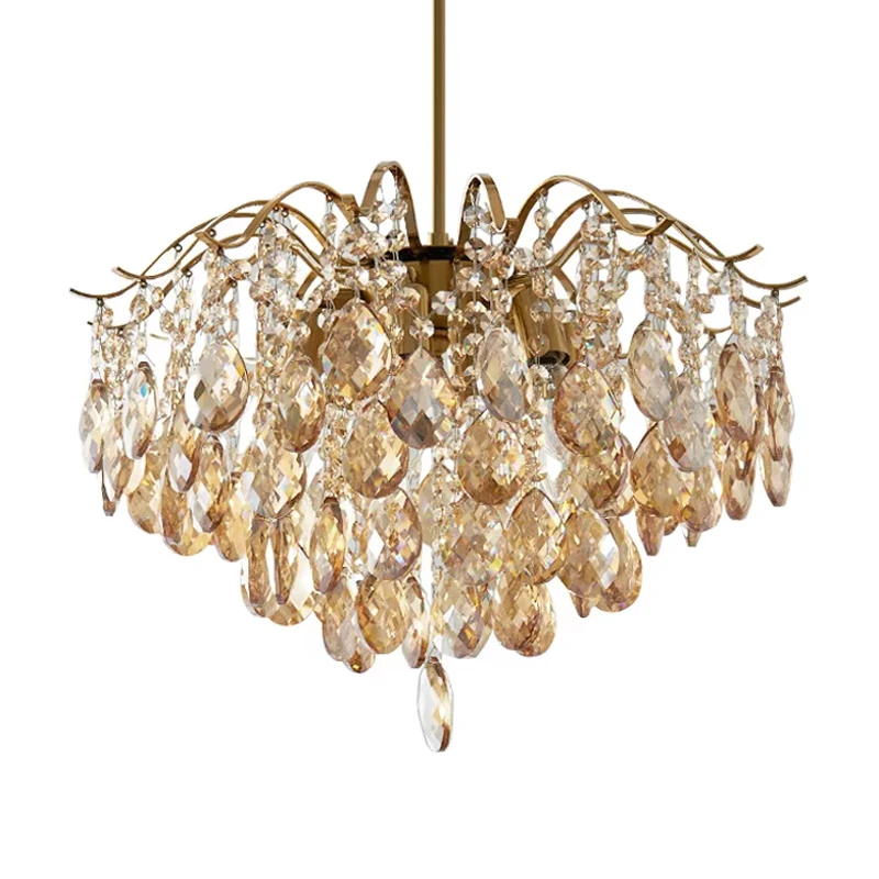 Vintage Home Ceiling Chandeliers LED Lighting Crystal Pendant Romantic Hanging Lamp for Ceiling Dining Room Decor Luxury Lustres
Vintage Home Ceiling Chandeliers LED Lighting Crystal Pendant Romantic Hanging Lamp for Ceiling Dining Room Decor Luxury Lustres