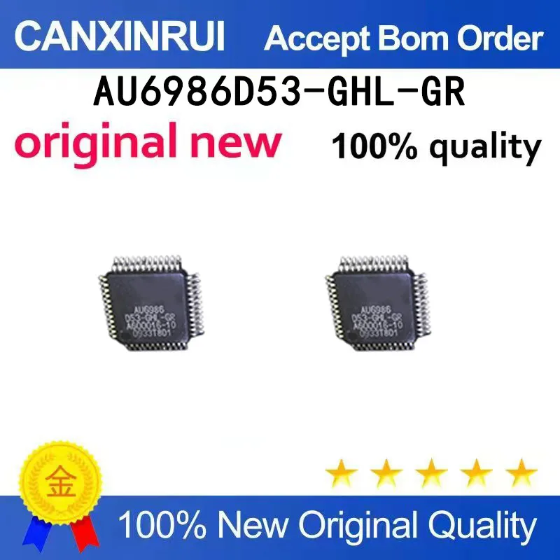 (5-100 PCS) New stock AU6986 AU6986D53-GHL-GR
(5-100 PCS) New stock AU6986 AU6986D53-GHL-GR
