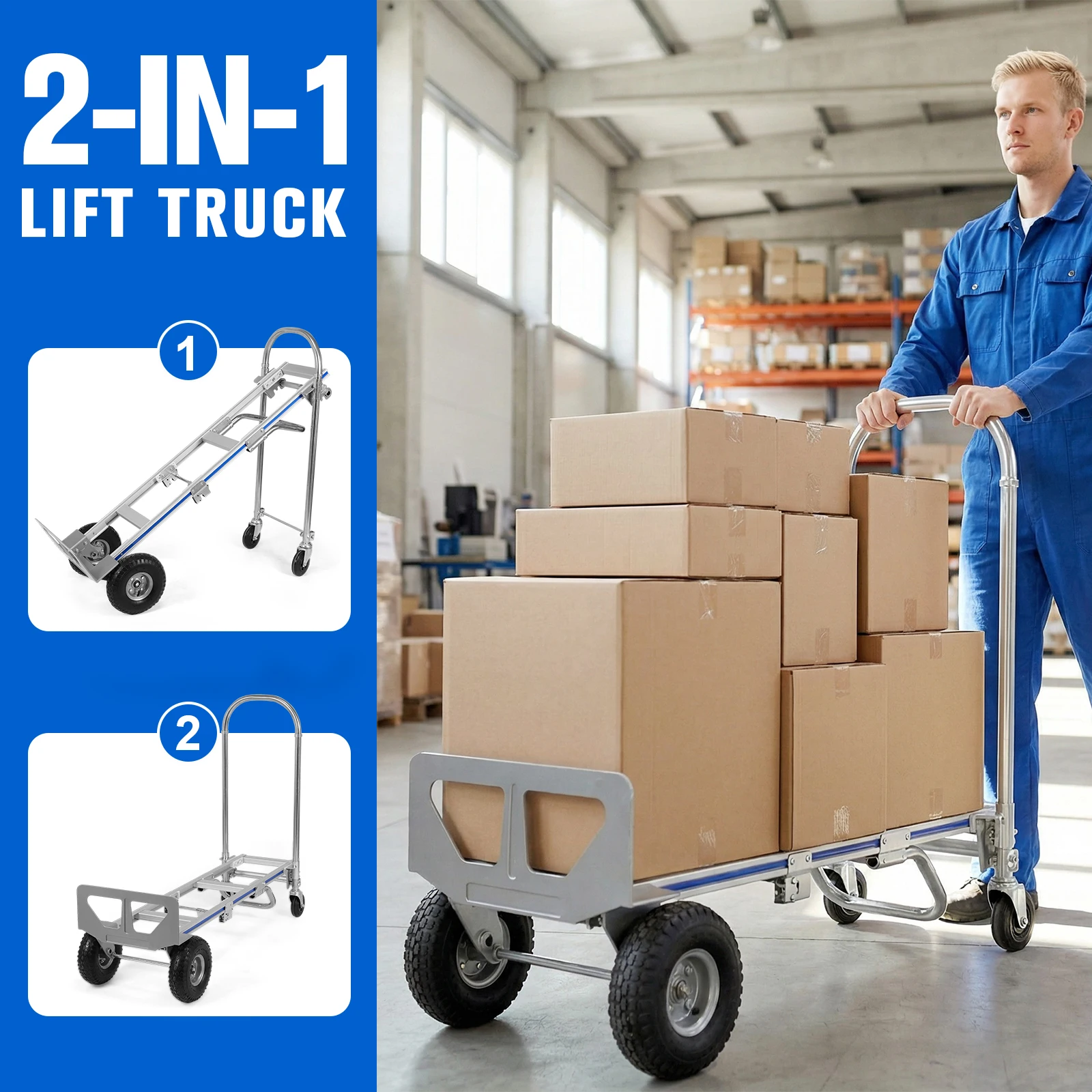 Aluminum Industrial Dolly Rust Proof Cargo & Storage Cart Equipment Wear Resist for Warehouse Factory Retail Store Office
Aluminum Industrial Dolly Rust Proof Cargo & Storage Cart Equipment Wear Resist for Warehouse Factory Retail Store Office