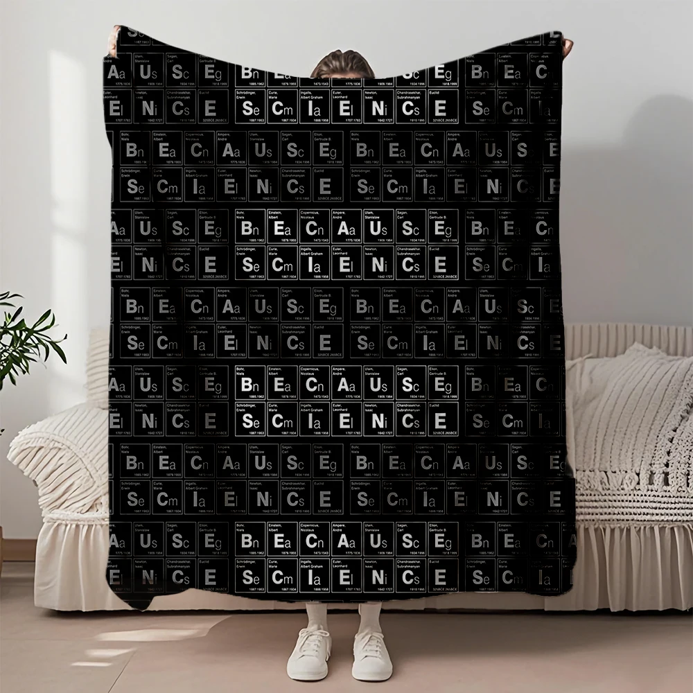Fade-resistant Flannel Blanket Because Science White Nordic Design Comforter Bedcover Durable Blankets For Children Airplane
Fade-resistant Flannel Blanket Because Science White Nordic Design Comforter Bedcover Durable Blankets For Children Airplane