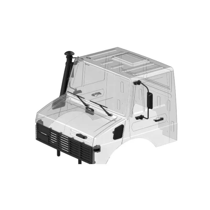 Clear Body Shell with Accessories for CROSSRC EMO X6 / XL3 1/8 Scale RC Crawler, Direct Fit No Modification Required CS-97401584
Clear Body Shell with Accessories for CROSSRC EMO X6 / XL3 1/8 Scale RC Crawler, Direct Fit No Modification Required CS-97401584