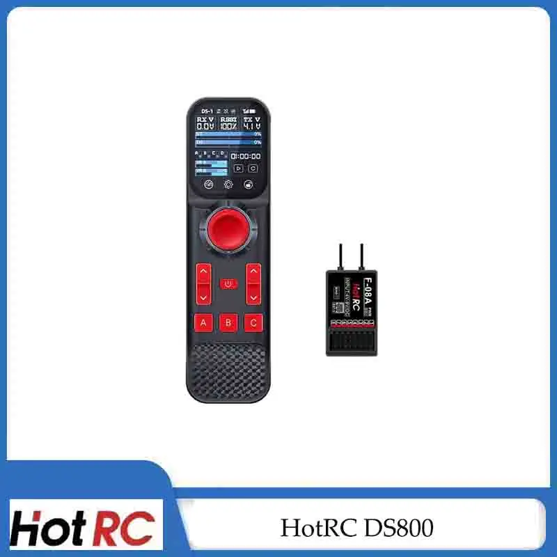 HotRC DS800 2inch Color Screen 8CH 2.4G Radio System Transmitter Remote Control with Fixed Speed for Car Trawler Fishing Boat RC
HotRC DS800 2inch Color Screen 8CH 2.4G Radio System Transmitter Remote Control with Fixed Speed for Car Trawler Fishing Boat RC