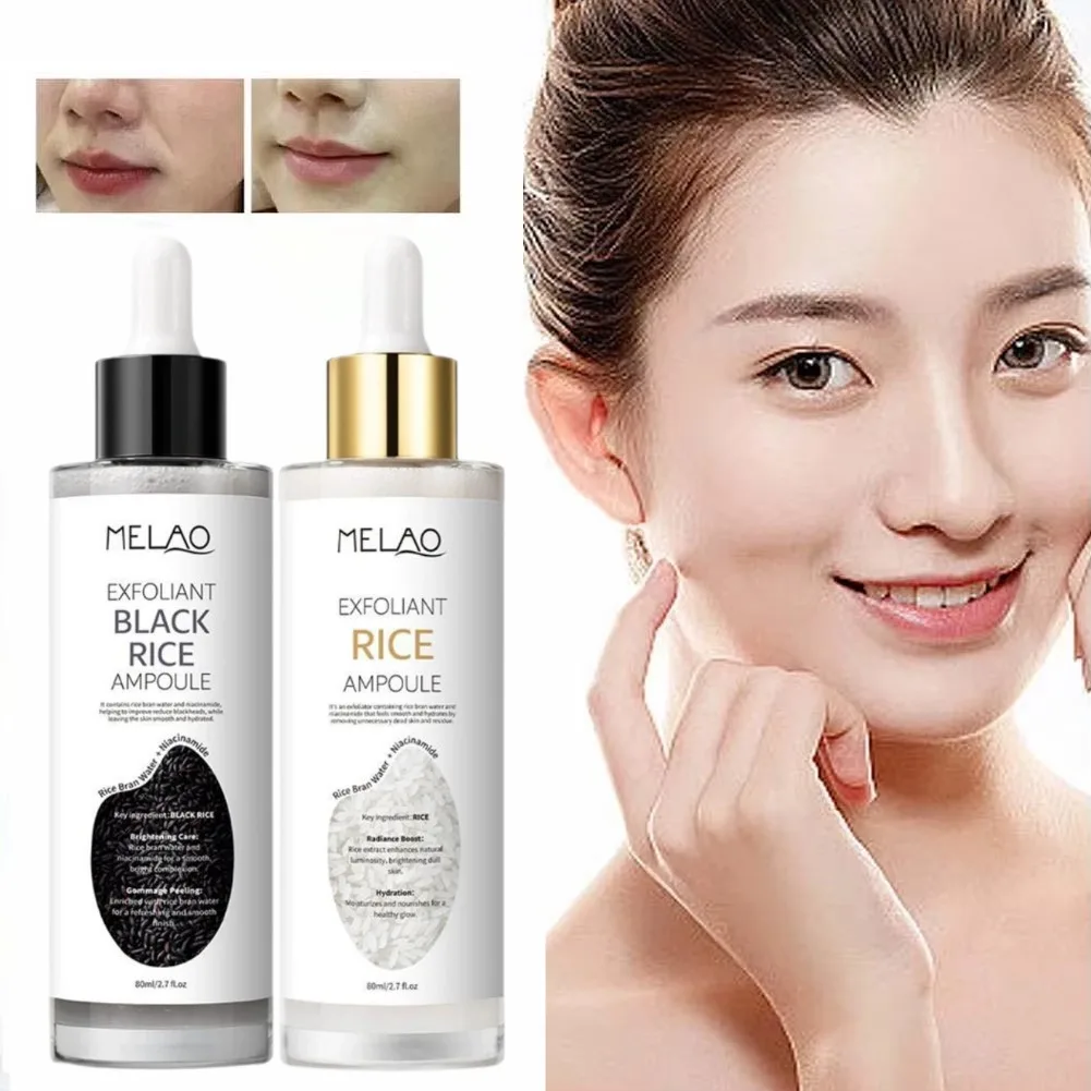 Korean White & BlackRice Exfoliating Ampoule Black Rice Serum Peel Shot Hydrating Moisturizing Pore Shrinking Korean Skincare
Korean White & BlackRice Exfoliating Ampoule Black Rice Serum Peel Shot Hydrating Moisturizing Pore Shrinking Korean Skincare