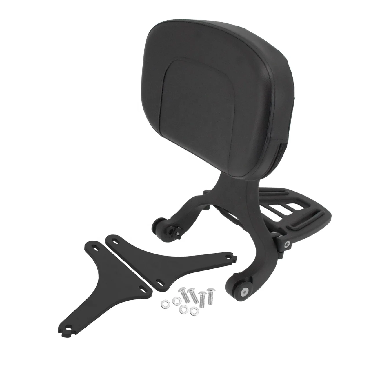 Adjustable Motorcycle Backrest Black and Chrome 2000-2017
Adjustable Motorcycle Backrest Black and Chrome 2000-2017