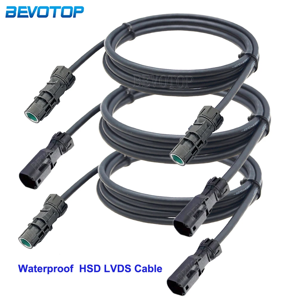 1Pcs HSD Cable 4 Pin Waterproof Code A Female to Female Jack Connector LVDS Cable High Speed 4 Core 535 Wire Harness 10CM~10M
1Pcs HSD Cable 4 Pin Waterproof Code A Female to Female Jack Connector LVDS Cable High Speed 4 Core 535 Wire Harness 10CM~10M