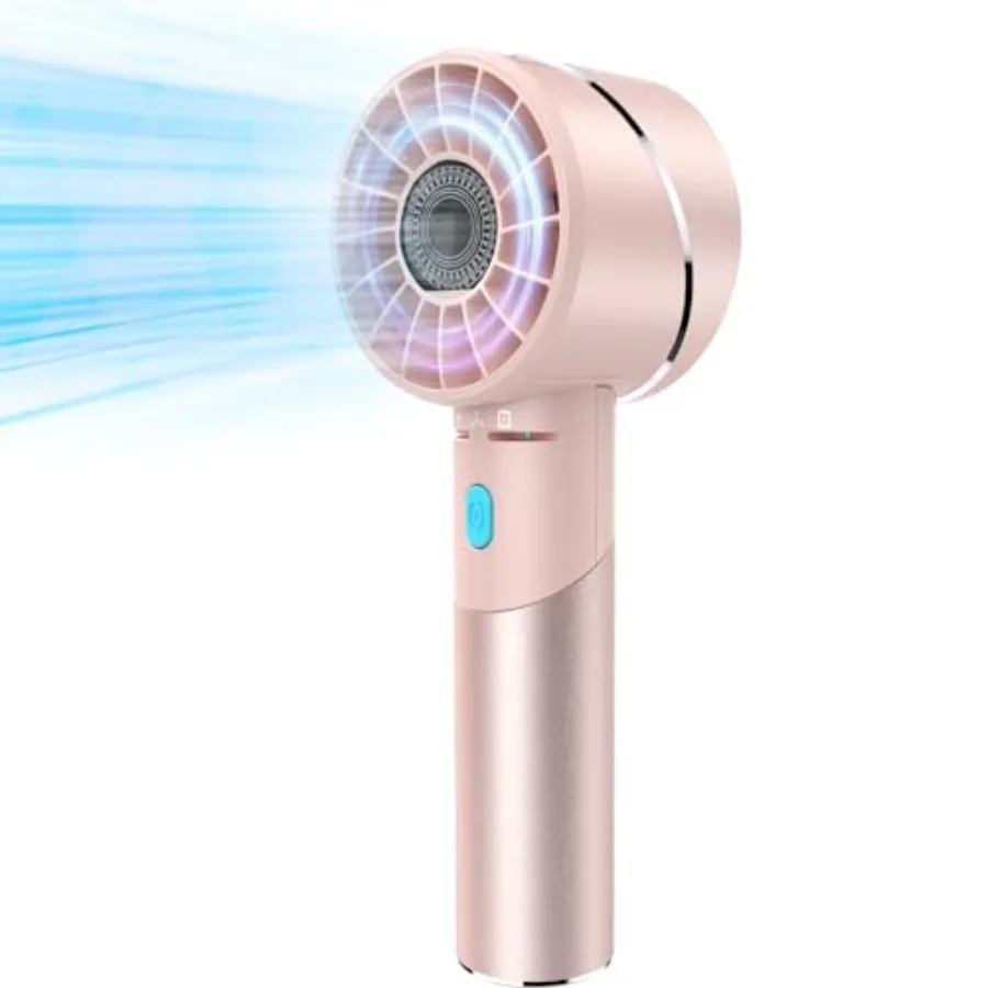 Handheld Fan, Mini Small Portable Turbo Fan, USB Type-C Rechargeable with 4 High Speeds Personal Fans, Max 16 Hours Working Tim
Handheld Fan, Mini Small Portable Turbo Fan, USB Type-C Rechargeable with 4 High Speeds Personal Fans, Max 16 Hours Working Tim