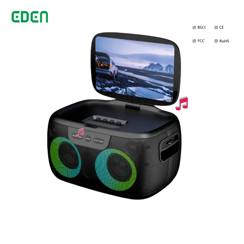 EDEN 11.6 Inch Touch Screen Karaoke Machine System Display Wireless Karaoke Video Speaker For Home Theatre Party Outdoor
EDEN 11.6 Inch Touch Screen Karaoke Machine System Display Wireless Karaoke Video Speaker For Home Theatre Party Outdoor