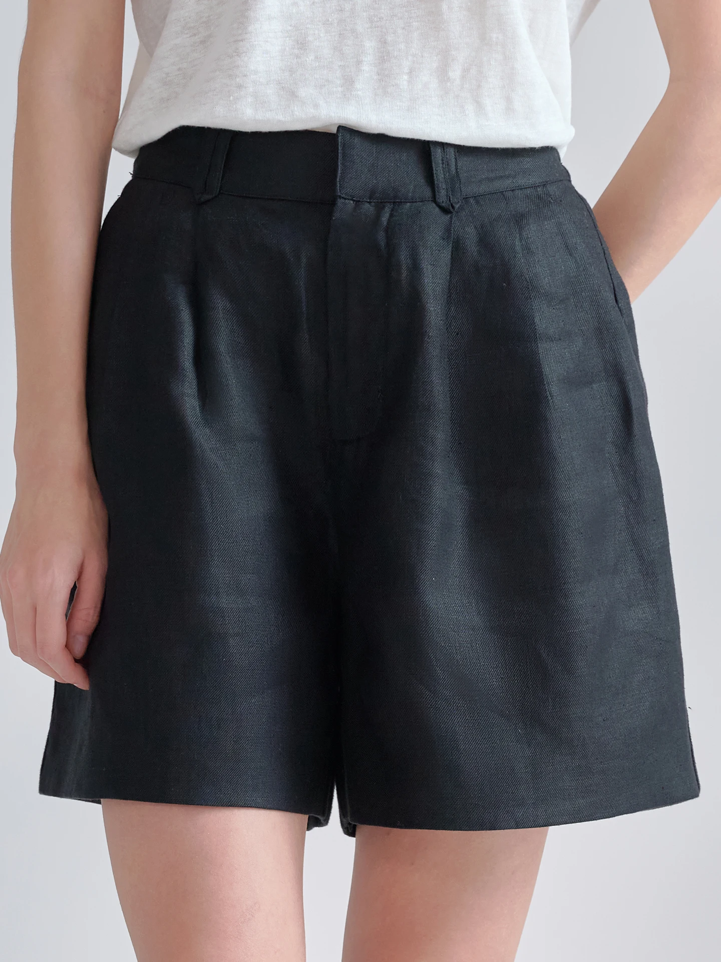 100% Pure Linen Casual Women's Shorts Breathable Summer High Waist Wide Leg Pants Comfortable Lightweight Linen Cargo Shorts
100% Pure Linen Casual Women's Shorts Breathable Summer High Waist Wide Leg Pants Comfortable Lightweight Linen Cargo Shorts