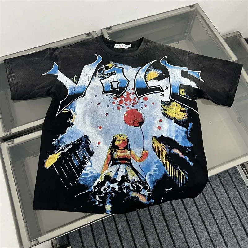 2025 American Trend Fashion VALLEY T-Shirts Black Washed Cotton Vale Oversized Top Tee Streetwear
2025 American Trend Fashion VALLEY T-Shirts Black Washed Cotton Vale Oversized Top Tee Streetwear