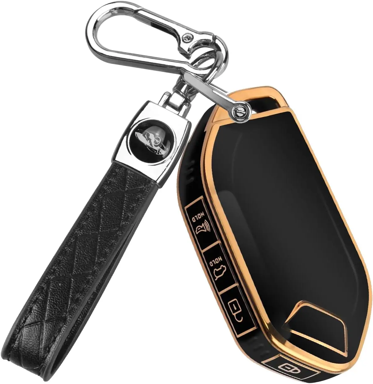 for Kia Key fob Cover,Soft TPU °Car Key Case Protector with Leather Keychain Compatible with Kia Telluride 2023/2024 5 Buttons
for Kia Key fob Cover,Soft TPU °Car Key Case Protector with Leather Keychain Compatible with Kia Telluride 2023/2024 5 Buttons