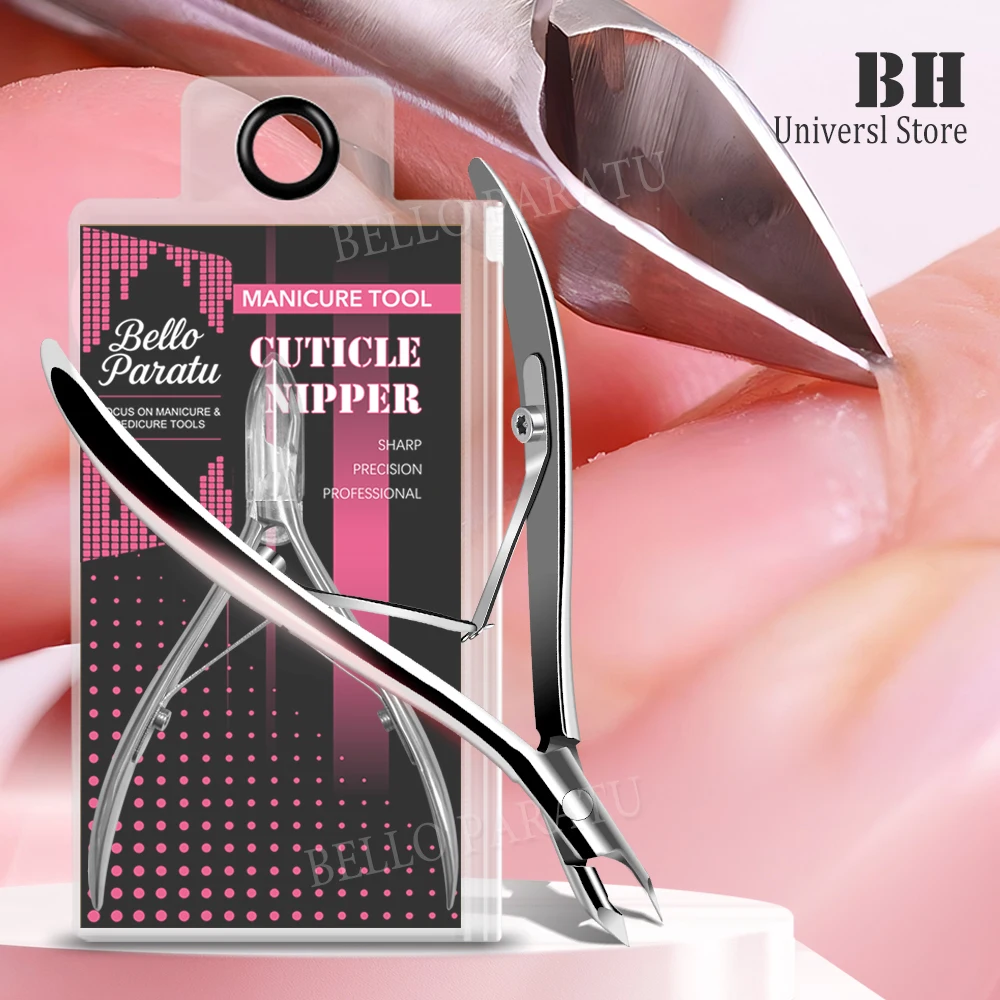 Щипцы для кутикулы, профессиональный триммер для кутикулы, чрезвычайно острый резак для кутикулы, инструменты для маникюра и удаления кутикулы из нержавеющей стали 
Щипцы для кутикулы, профессиональный триммер для кутикулы, чрезвычайно острый резак для кутикулы, инструменты для маникюра и удаления кутикулы из нержавеющей стали