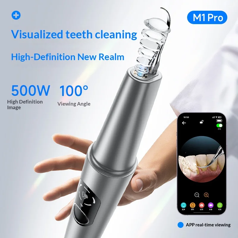 HOMEFISH Home Dental Cleaning Device Professional Tool for Removing Tartar Plaque And Calculus with Visual Technology
HOMEFISH Home Dental Cleaning Device Professional Tool for Removing Tartar Plaque And Calculus with Visual Technology