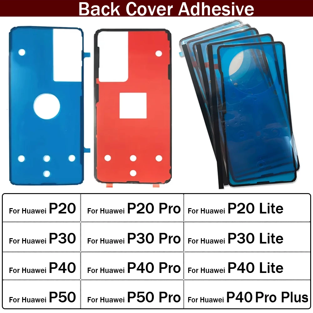 New Back Battery Cover Door sticker Adhesive glue tape For Huawei P20 P30 P40 P50 Lite Pro Plus
New Back Battery Cover Door sticker Adhesive glue tape For Huawei P20 P30 P40 P50 Lite Pro Plus