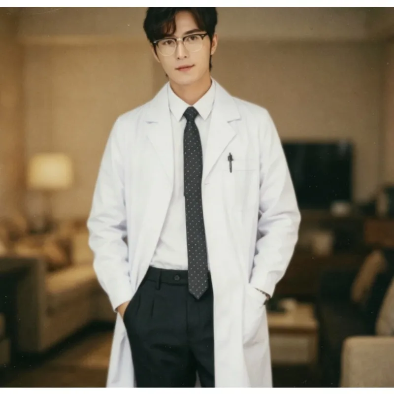 Unisex White Laboratory Coat Set for Doctors Nurses Students Long Sleeve Laboratory Uniform
Unisex White Laboratory Coat Set for Doctors Nurses Students Long Sleeve Laboratory Uniform