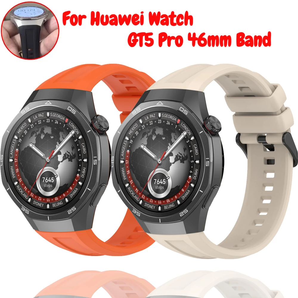 Premium Silicone Strap for Huawei Watch GT5 Pro 46mm Original Bracelet Comfortable Wristband for Huawei GT5 Pro Accessories Belt
Premium Silicone Strap for Huawei Watch GT5 Pro 46mm Original Bracelet Comfortable Wristband for Huawei GT5 Pro Accessories Belt