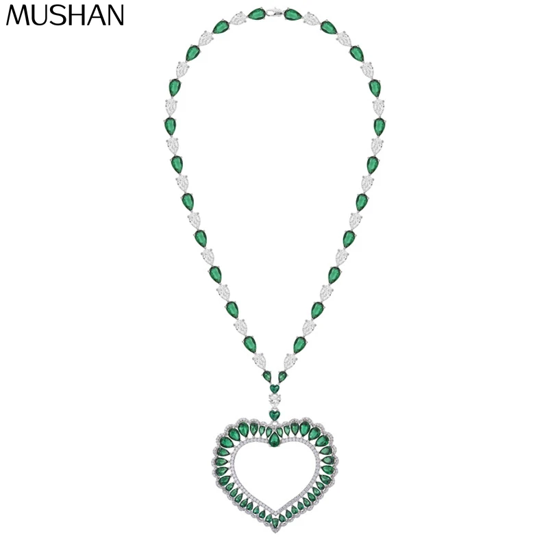 MS MuShan Luxury Jewelry 925 Sterling Silver Necklace Zircon 5A Classic Eternity for Ladies Rhodium Plated Premium Pendant
MS MuShan Luxury Jewelry 925 Sterling Silver Necklace Zircon 5A Classic Eternity for Ladies Rhodium Plated Premium Pendant