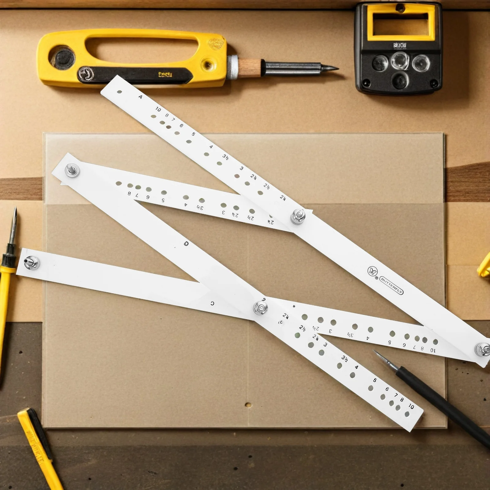 Scale Ruler Magnification Professional Drawing Tools Ruler for Angle Measurement Student School Office Supply
Scale Ruler Magnification Professional Drawing Tools Ruler for Angle Measurement Student School Office Supply