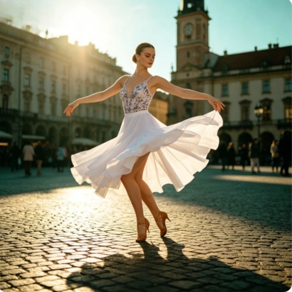 Premium Mesh Latin&Modern Dance Skirt,Professional Dance Costume for Women, Ideal for Daily Training and Latin Dance Competition
Premium Mesh Latin&Modern Dance Skirt,Professional Dance Costume for Women, Ideal for Daily Training and Latin Dance Competition