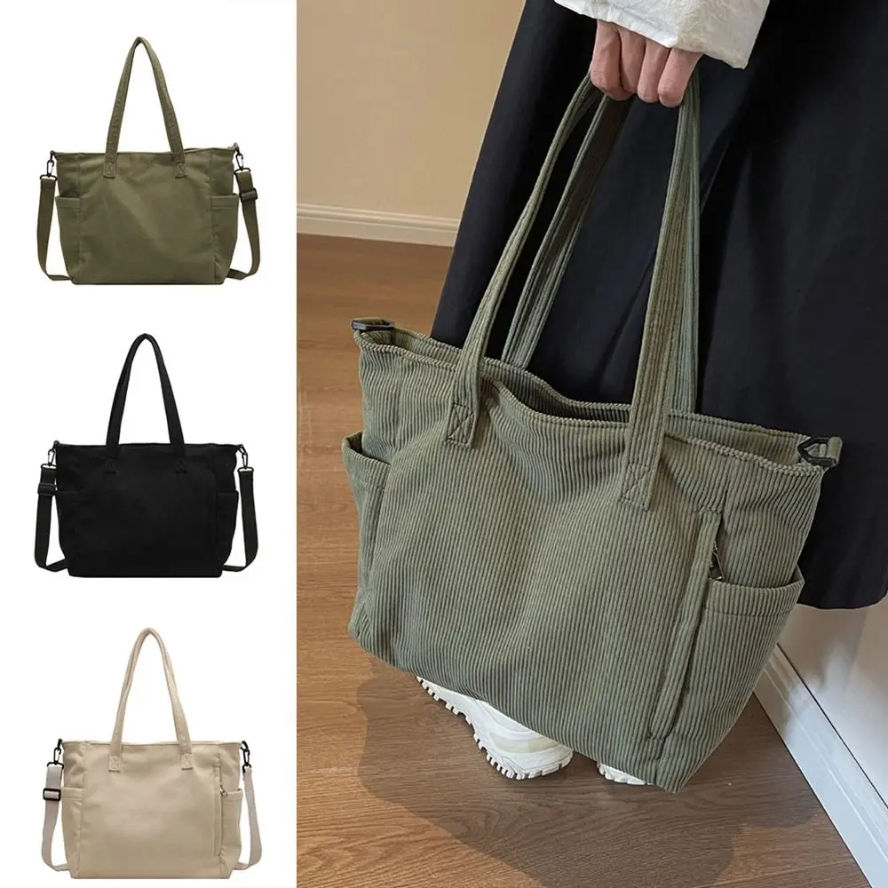 Corduroy Women Shoulder Bag Fashionable Large Capacity Vintage Sling Bag Handbag Female
Corduroy Women Shoulder Bag Fashionable Large Capacity Vintage Sling Bag Handbag Female