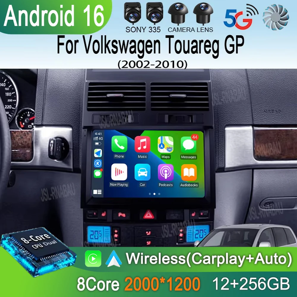 Автомагнитола Android 16 Carplay для Volkswagen Touareg GP 2002-2010 с GPS-навигацией, мультимедийным плеером, видео, Wi-Fi, 4G и Bluetooth
Автомагнитола Android 16 Carplay для Volkswagen Touareg GP 2002-2010 с GPS-навигацией, мультимедийным плеером, видео, Wi-Fi, 4G и Bluetooth