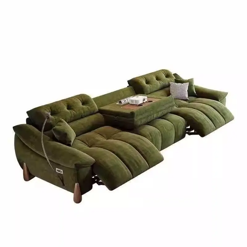 Multifunctional electric sofa retro adjustable first-class smart cabin fabric three-person sofa
Multifunctional electric sofa retro adjustable first-class smart cabin fabric three-person sofa