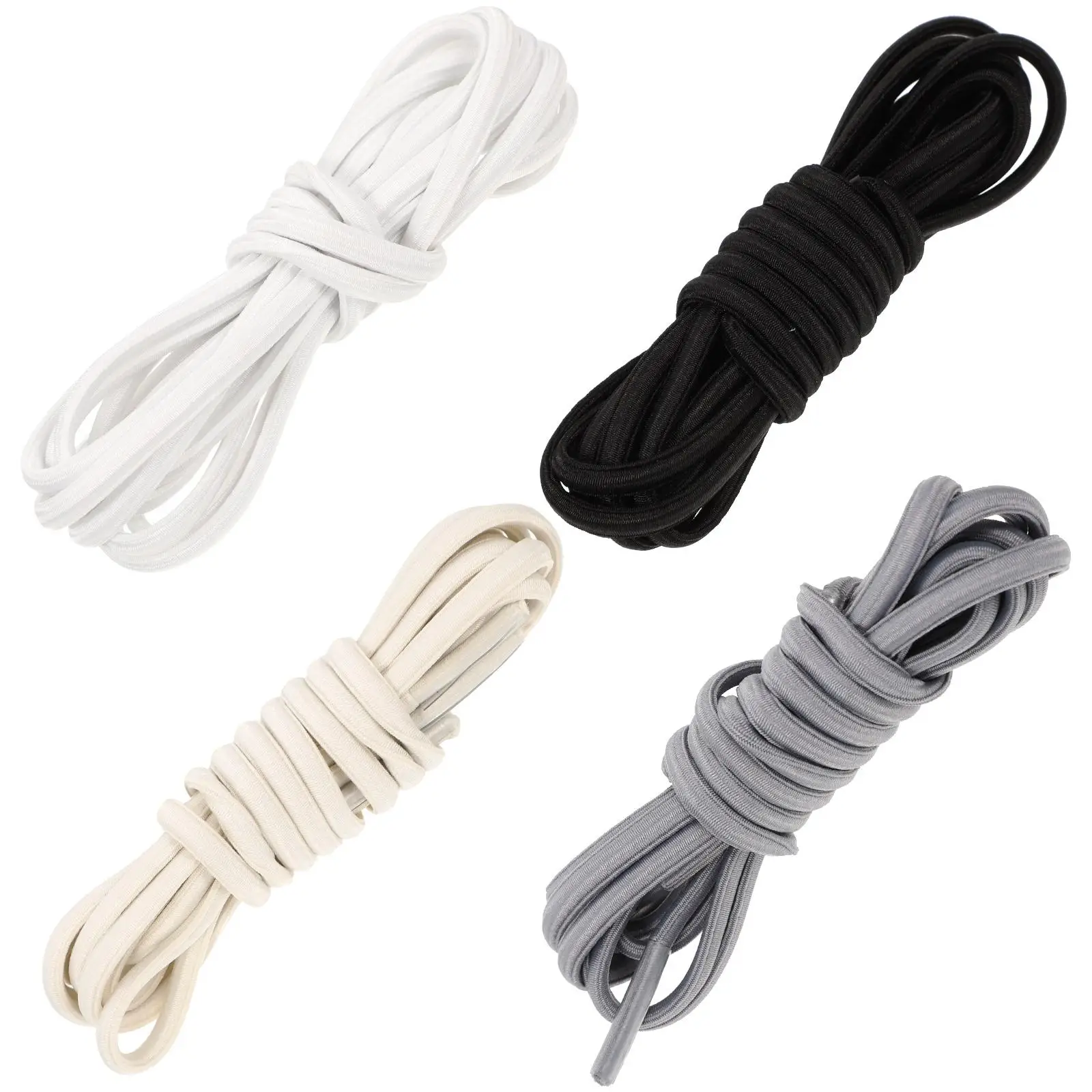 4 Pairs Elastic Shoelaces High Elastic Rubber Stretch Kids Adult Shoe Laces Sneakers Running Canvas Shoes Fits All
4 Pairs Elastic Shoelaces High Elastic Rubber Stretch Kids Adult Shoe Laces Sneakers Running Canvas Shoes Fits All