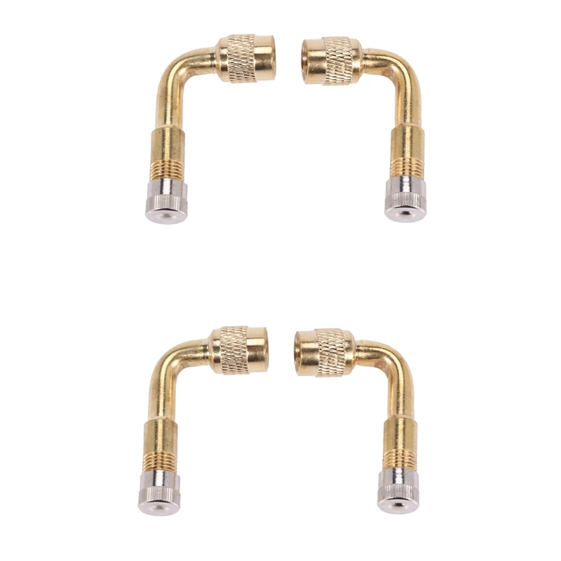 4Pcs Valve Extension Valve Extension Adapter Tire 90 Degree Bent Metal Angle For Bicycle Motorcycle Scooter
4Pcs Valve Extension Valve Extension Adapter Tire 90 Degree Bent Metal Angle For Bicycle Motorcycle Scooter
