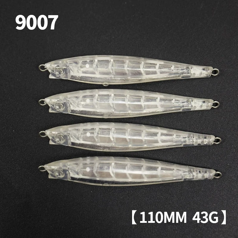 20pcs Unpainted Minnow Fishing Lures 43g 110mm Heavy Sinking Bait Long Casting Saltwater Artificial Baits Monster Shot Swimbait
20pcs Unpainted Minnow Fishing Lures 43g 110mm Heavy Sinking Bait Long Casting Saltwater Artificial Baits Monster Shot Swimbait