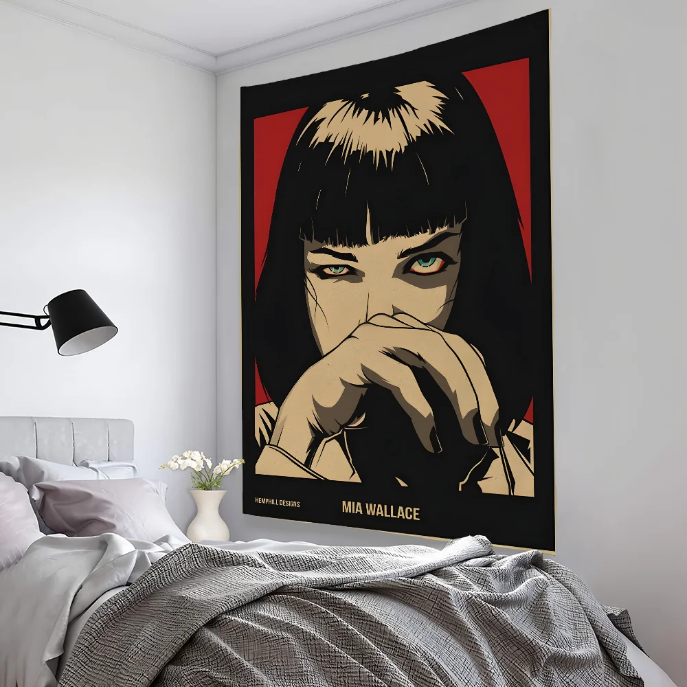 Movie P-Pulp Fiction K-Kraft Tapestry Bedroom Living Bar Outdoor Microfiber Festival Decoration Background Art Banner
Movie P-Pulp Fiction K-Kraft Tapestry Bedroom Living Bar Outdoor Microfiber Festival Decoration Background Art Banner