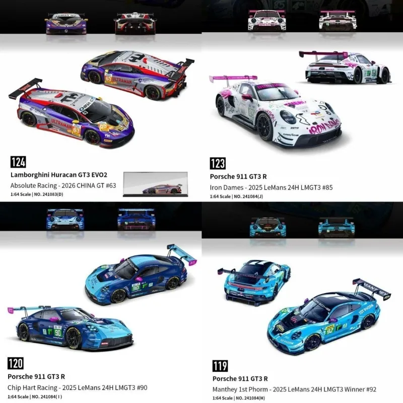 Pre-sale TH 1:64 911 GT3 R 2025 LMGT3 die-cast alloy car model, suitable as a gift for boys, an adult collection decoration item
Pre-sale TH 1:64 911 GT3 R 2025 LMGT3 die-cast alloy car model, suitable as a gift for boys, an adult collection decoration item