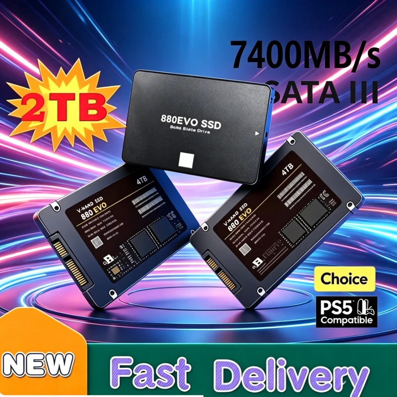 Portable Solid State Drive Original 880EVO External Hard Disk High Speed For Internal Hard Drive Sata3 Interface For Laptop.
Portable Solid State Drive Original 880EVO External Hard Disk High Speed For Internal Hard Drive Sata3 Interface For Laptop.