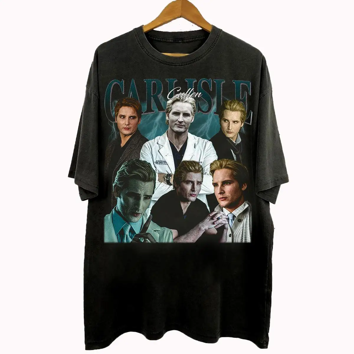 90s Retro Pirated Style Carlisle Cullen T-shirts, Carlisle Cullen "Twilight" Movie Peripheral T-shirts for Both Men and Women
90s Retro Pirated Style Carlisle Cullen T-shirts, Carlisle Cullen "Twilight" Movie Peripheral T-shirts for Both Men and Women