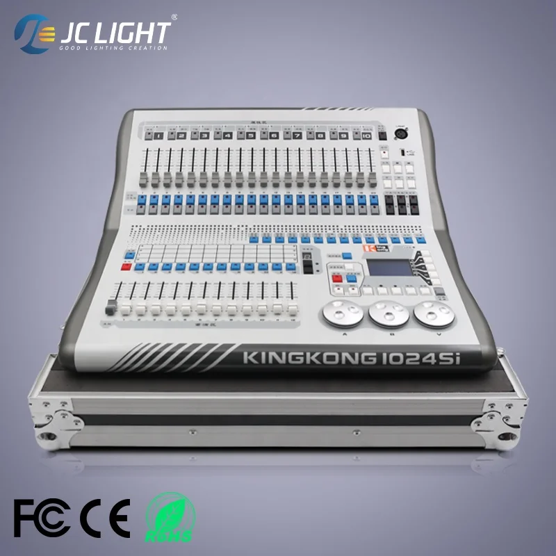 Newest King Kong Dmx512 1024 Channel Stage Dj Disco 1024SI Lighting Console Dmx Controller
Newest King Kong Dmx512 1024 Channel Stage Dj Disco 1024SI Lighting Console Dmx Controller