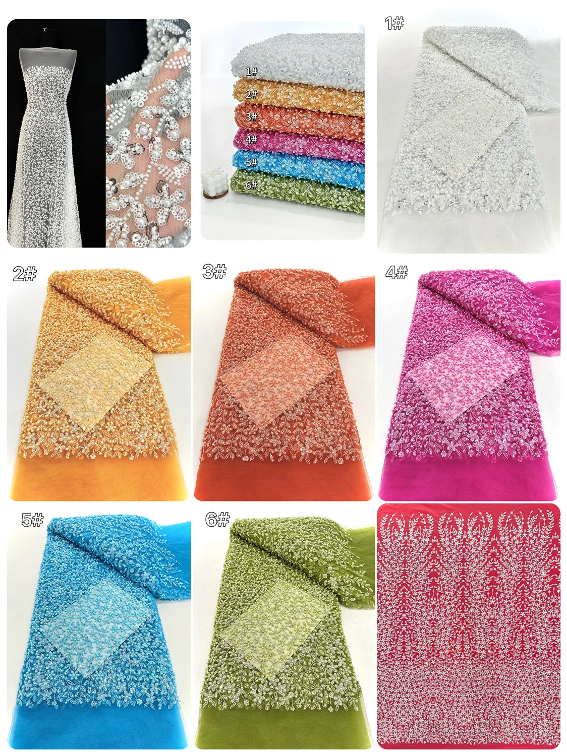 African French Handmade Beaded Lace Fabric High Quality Groom Lace Fabric Nigerian Tulle Sequins Lace Fabric For Wedding
African French Handmade Beaded Lace Fabric High Quality Groom Lace Fabric Nigerian Tulle Sequins Lace Fabric For Wedding