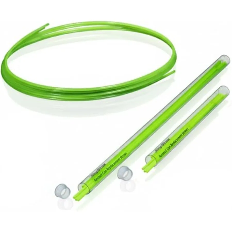 ® Aerosol Can Replacement Straw Set 5", 10" and 50" FlexStraws, Neon Green, Universal Fit for USA-Made Spray Cans, Automotive S
® Aerosol Can Replacement Straw Set 5", 10" and 50" FlexStraws, Neon Green, Universal Fit for USA-Made Spray Cans, Automotive S