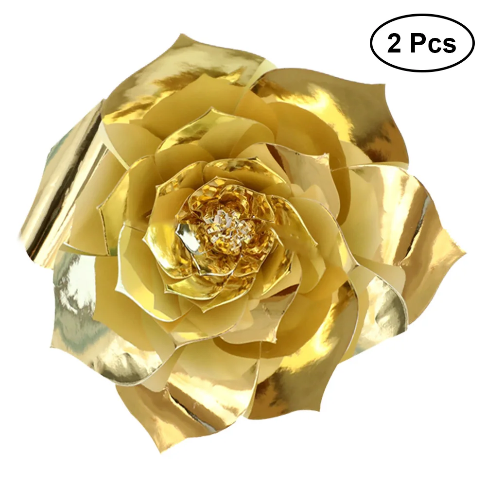 2pcs Artificial Flowers Paper Wedding Decoration Rose Decors Reusable Party Centerpieces Simulation Flower
2pcs Artificial Flowers Paper Wedding Decoration Rose Decors Reusable Party Centerpieces Simulation Flower