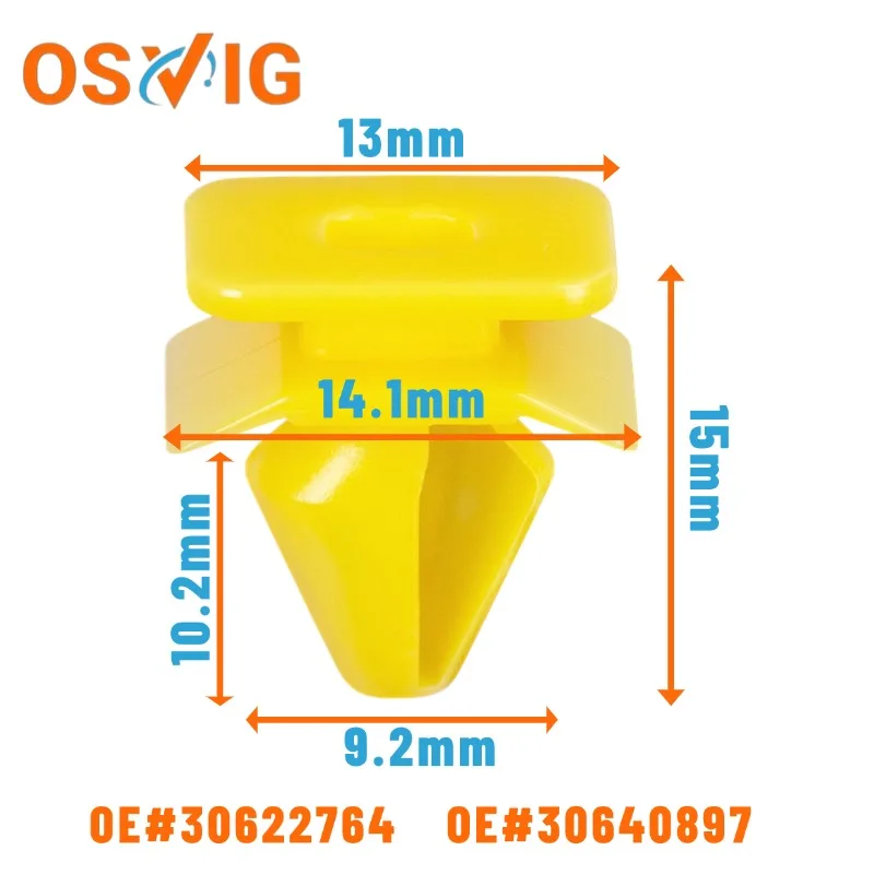 20pcs OE# 30622764 30640897 Wheel Arch Molding Clip for Volvo V60 XC60 XC90 2016-On
20pcs OE# 30622764 30640897 Wheel Arch Molding Clip for Volvo V60 XC60 XC90 2016-On