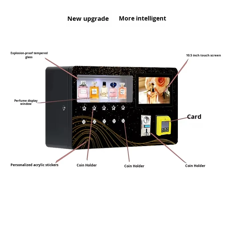 Customized Automatic Perfume Vending Machine with Constant Temperature System Smart Fragrance Kiosk 24H Unattended for Business
Customized Automatic Perfume Vending Machine with Constant Temperature System Smart Fragrance Kiosk 24H Unattended for Business