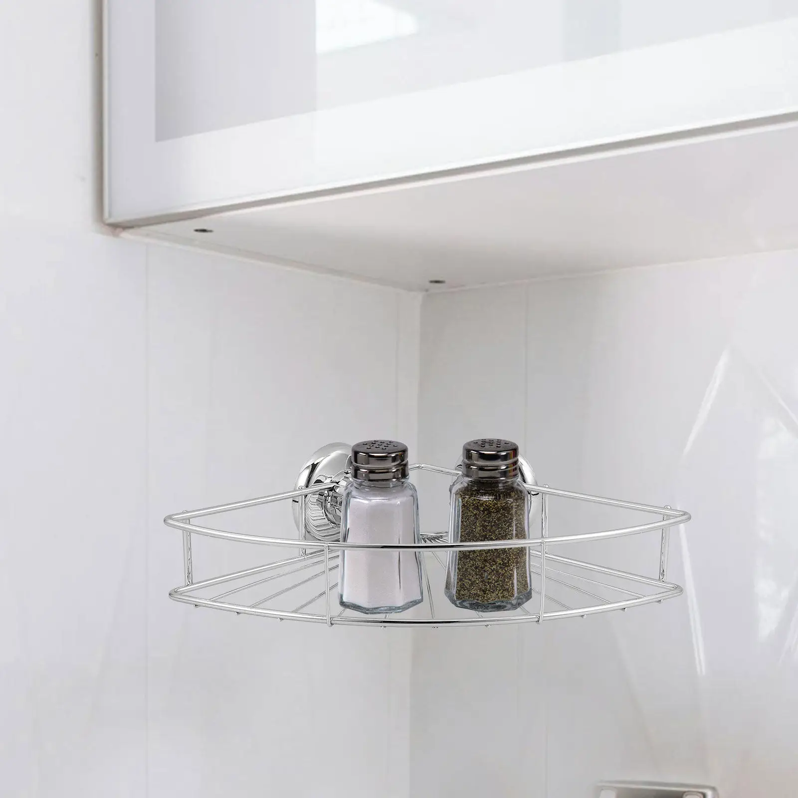 Suction Cup Metal Shower Basket Polished Corner Shelf No Drill Soap Holder Bath Organizer for Bathroom Kitchen
Suction Cup Metal Shower Basket Polished Corner Shelf No Drill Soap Holder Bath Organizer for Bathroom Kitchen
