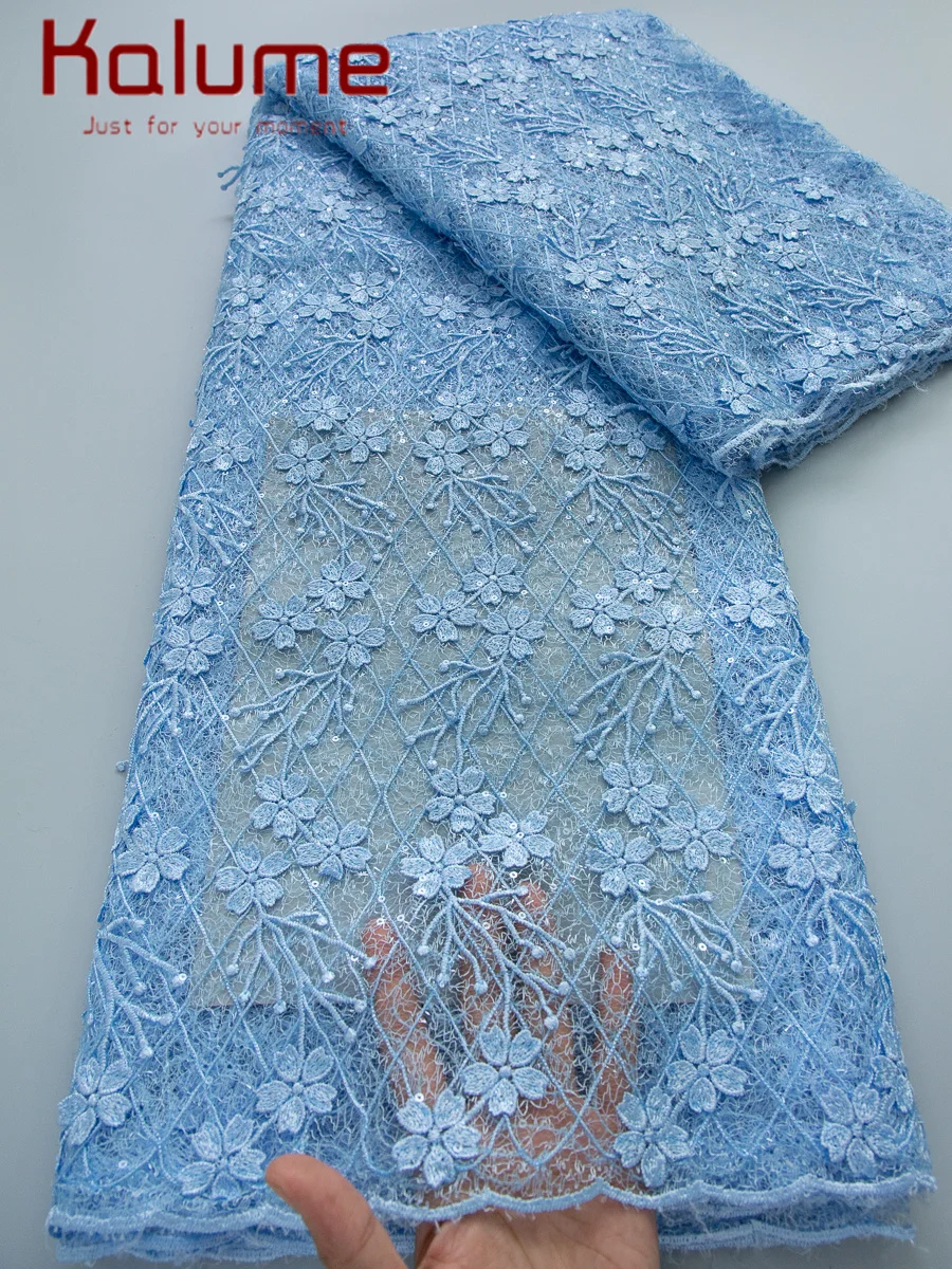 Kalume Milk Silk African Lace Fabric 5yards High Quality 2026 Nigerian French Mesh Lace Fabric with Sequins Wedding Gown Sew
Kalume Milk Silk African Lace Fabric 5yards High Quality 2026 Nigerian French Mesh Lace Fabric with Sequins Wedding Gown Sew