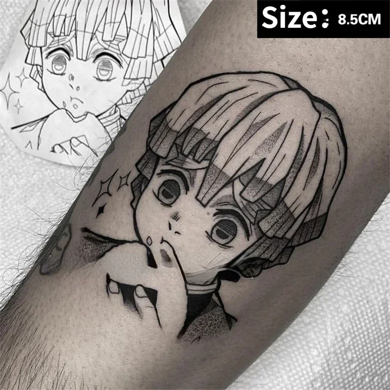 Anime Temporary Tattoos Black Boy Cartoon Zenitsu Waterproof Fake Tattoo Sticker Body Art Tatoo
Anime Temporary Tattoos Black Boy Cartoon Zenitsu Waterproof Fake Tattoo Sticker Body Art Tatoo