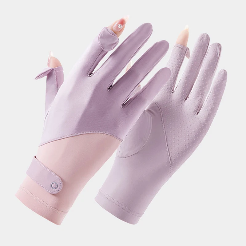 Summer Sunscreen Thin Gloves Breathable Anti-UV Cooling Fabric Slip Fingerless Touch Screen Gloves For Outdoor Cycling Driving
Summer Sunscreen Thin Gloves Breathable Anti-UV Cooling Fabric Slip Fingerless Touch Screen Gloves For Outdoor Cycling Driving