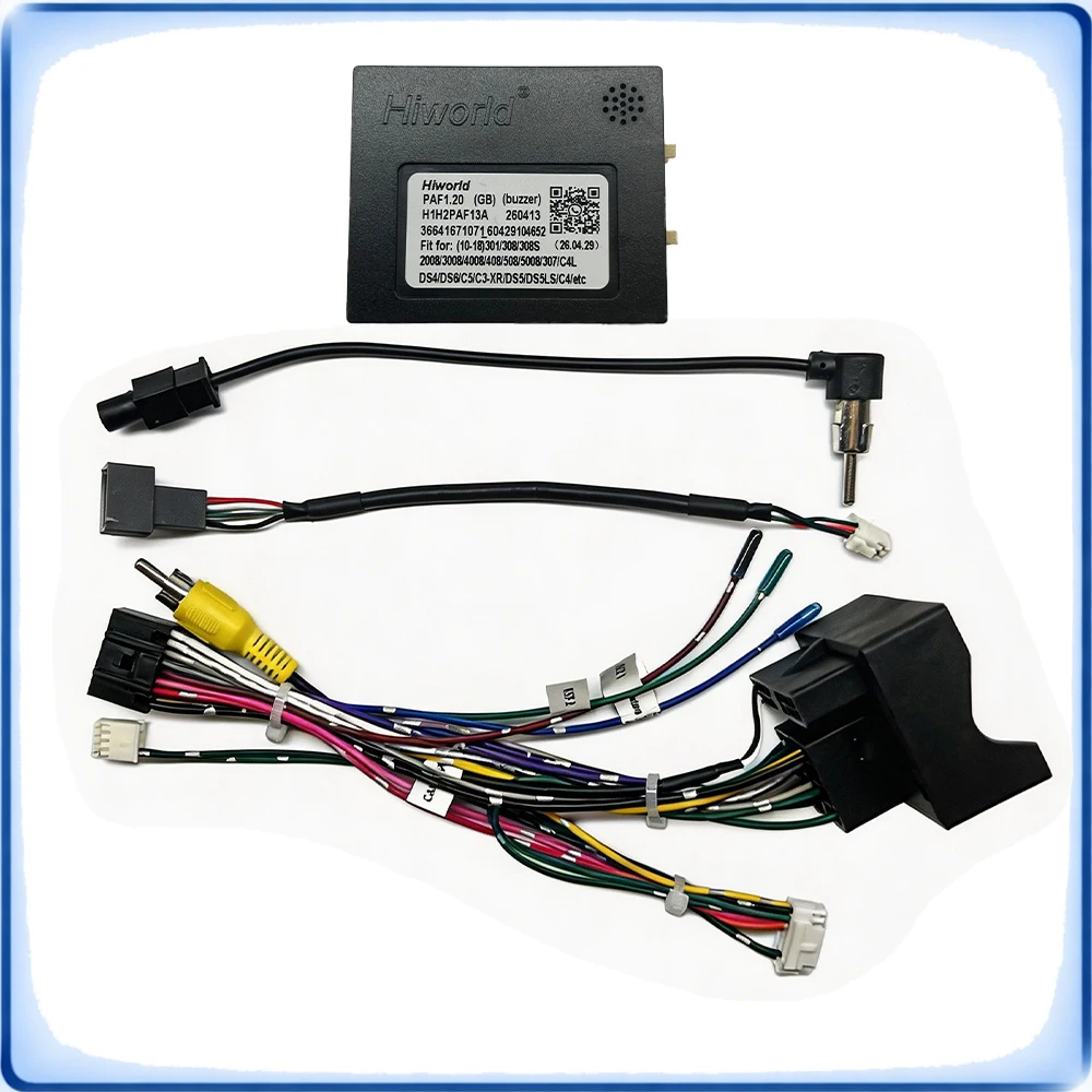 Quadlock to 16Pin Car Radio Wiring Harness CANBUS Adapter for Citroen C3-XR Berlingo Android Stereo
Quadlock to 16Pin Car Radio Wiring Harness CANBUS Adapter for Citroen C3-XR Berlingo Android Stereo