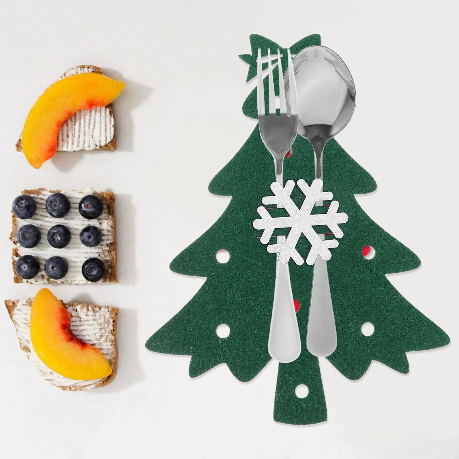 8Pcs Christmas Tree Knife and Fork Holder Reusable Tableware Sleeve for Festival Party Decor Dining Accessories
8Pcs Christmas Tree Knife and Fork Holder Reusable Tableware Sleeve for Festival Party Decor Dining Accessories