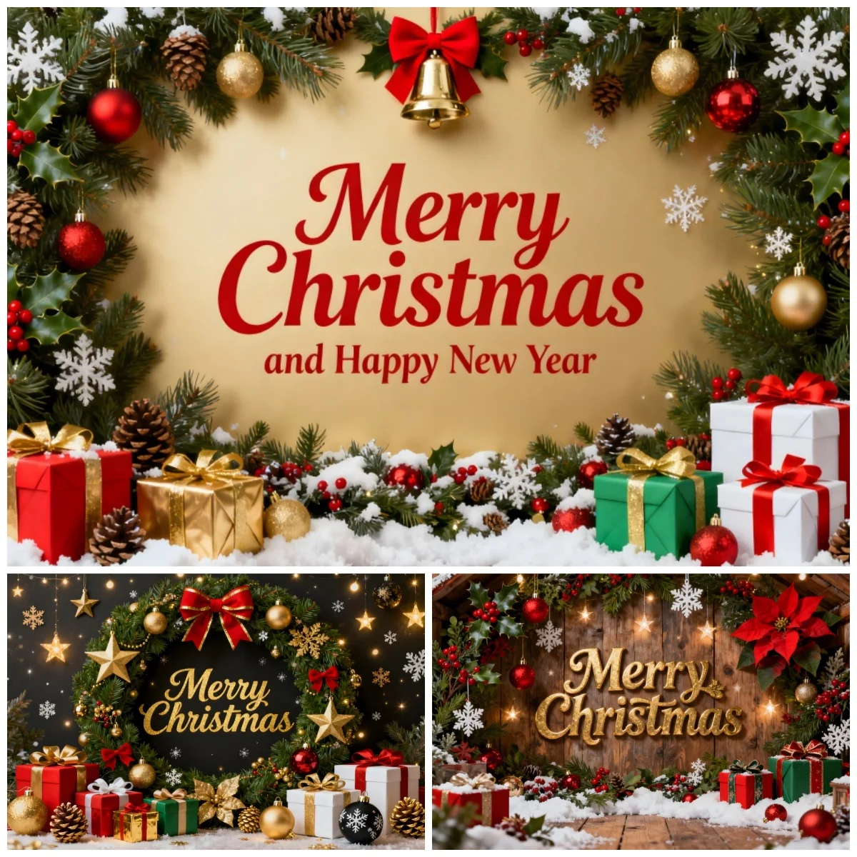 Merry Christmas Decorations Backdrop Gift Wreath Decor For Holiday Family Photoshoot Party Photography Studio Background Decor
Merry Christmas Decorations Backdrop Gift Wreath Decor For Holiday Family Photoshoot Party Photography Studio Background Decor