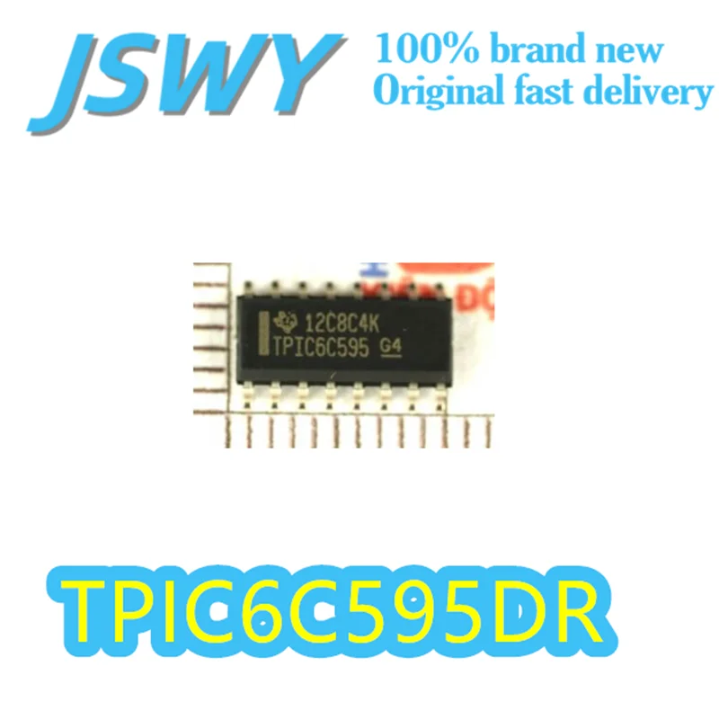(5/50 pieces) TPIC6C595DR Silk-print TPIC6C595 SOIC-16 package Original 8bit shift register 33V 500mA Electronics Quick Shipping
(5/50 pieces) TPIC6C595DR Silk-print TPIC6C595 SOIC-16 package Original 8bit shift register 33V 500mA Electronics Quick Shipping